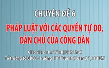 [ÔN THI THPT QUỐC GIA 2019] MÔN GDCD: Chuyên đề 6 - Pháp luật với các quyền tự do dân chủ của công dân