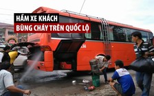 Dùng vòi xịt rửa xe máy trong tiệm cứu xe khách bùng cháy trên quốc lộ