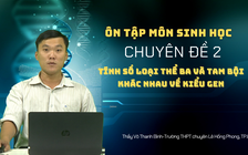 [ÔN THI THPT QUỐC GIA 2021] MÔN SINH HỌC: Chuyên đề 2 - Tính số loại thể ba và tam bội khác nhau về kiểu gen