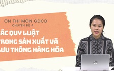 [ÔN THI THPT QUỐC GIA 2021] MÔN GDCD: CĐ 4 - Các qui luật trong sản xuất và lưu thông hàng hóa