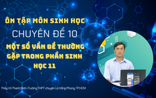 Kỳ thi THPT quốc gia 2022 môn Sinh học, chuyên đề 10