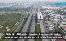 Cận cảnh nhà ga Metro Khu Công nghệ cao sắp hoàn thành