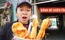 [360 ĐỘ NGON] Quên bánh mì nướng muối ớt đi “trend” mới với bánh mì chiên tôm