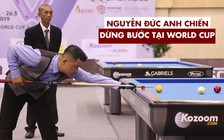 Nguyễn Đức Anh Chiến không thể tạo nên bất ngờ tại giải carom 3 băng thế giới 2019