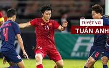 Tuấn Anh đã kỹ thuật và mạnh mẽ như vậy trong trận Thái Lan - Việt Nam