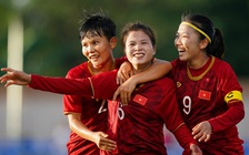 SEA Games: Dương Thị Vân đánh đầu tung lưới Thái Lan, mở tỷ số cho Việt Nam