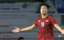 SEA Games: Thành Chung đánh đầu gỡ hòa 1-1 cho U.22 Việt Nam