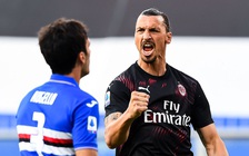 Sampdoria 1 - 4 Milan: Ibrahimovic lập cú đúp