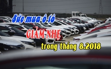 Sức mua ô tô giảm nhẹ trong tháng 8.2018