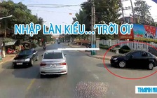 Tài xế nữ suýt ‘toang’ vì lái ô tô rẽ phải nhập làn cực ẩu