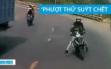 ‘Phượt thủ’ suýt chết vì chạy ẩu, vào cua bất chấp