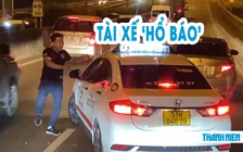 Tài xế ô tô con ‘hổ báo’ chặn đầu, hành hung lái xe taxi ngay trên cao tốc