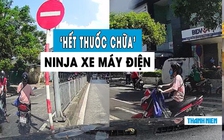 Bó tay ninja xe điện tạt đầu ô tô, chạy ngược chiều ‘tỉnh bơ’