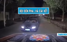 Dân mạng hả hê ô tô rọi đèn pha bị tài xế SUV ‘dằn mặt’