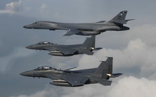 Mỹ điều 6 oanh tạc cơ, chiến đấu cơ diễn tập trên bán đảo Triều Tiên