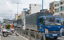 6 xe húc nhau ở đại lộ Võ Văn Kiệt