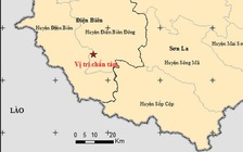 Hai trận động đất liên tiếp tại Điện Biên