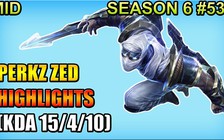 Video LMHT: G2 Perkz biến hóa khôn lường với con bài tủ Zed