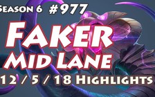 Video LMHT: Faker luyện tập Vel'Koz đường giữa, hành nát Karthus