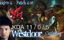Video LMHT: AHQ Westdoor cực mạnh với con bài Cassiopeia