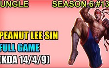 Video LMHT: Mãn nhãn với Lee Sin vi diệu trong tay PeaNut