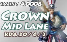Video LMHT: SSG Crown cầm Ryze bán hành Katarina mới
