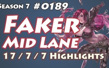 Video LMHT: SKT T1 Faker cầm Katarina xoáy nát Ekko ở mid