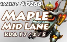 Video LMHT: Maple cầm Corki bắn nát Twisted Fate ở đường giữa