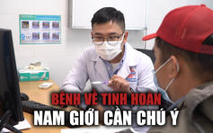 Gần 600 nam giới khám bệnh về tinh hoàn tại một bệnh viện trong 1 năm