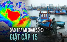 Bão Trà Mi (bão số 6) tăng cấp, cách Đà Nẵng 440 km