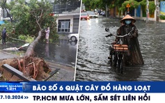 Xem nhanh 12h: Bão số 6 (Trà Mi) đang càn quét miền Trung | TP.HCM mưa lớn, sấm sét liên hồi