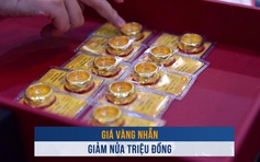 Biến động vàng ngày 14.11: Giá vàng nhẫn giảm nửa triệu đồng