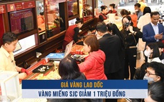 Biến động vàng ngày 19.12: Giá vàng lao dốc, vàng miếng SJC giảm 1 triệu đồng
