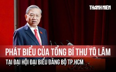 Phát biểu của Tổng Bí thư Tô Lâm tại Đại hội đại biểu Đảng bộ TP.HCM
