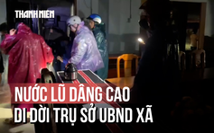 Trà Leng di dời khẩn trong đêm do sạt lở 'uy hiếp' trụ sở