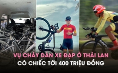 Dàn xe đạp bị cháy của VĐV Việt Nam giá trị thế nào, ai thiệt hại nặng nhất?