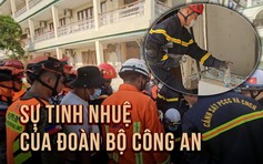 Chiến thuật dùng chai nước thăm dò công trình của Công an Việt Nam