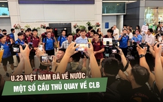 U.23 Việt Nam đã về tới TP.HCM, người hâm mộ vây kín