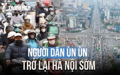 Chưa hết kỳ nghỉ tết Dương lịch 2026, người dân ùn ùn trở lại Hà Nội sớm