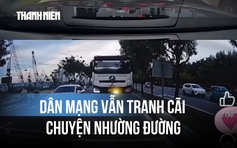 Bấm còi liên tục bị CSGT phạt, dân mạng vẫn tranh cãi chuyện nhường đường