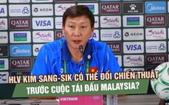 Báo Malaysia: HLV Kim Sang-sik có thể đổi chiến thuật trước cuộc tái đấu