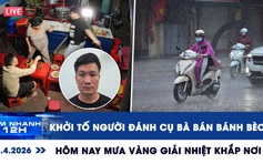 Xem nhanh 12h: Khởi tố người đánh cụ bà bán bánh bèo | Hôm nay mưa vàng giải nhiệt khắp nơi