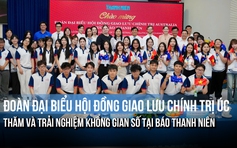 Đoàn đại biểu Hội đồng Giao lưu chính trị Úc thăm và trải nghiệm không gian số tại Báo Thanh Niên