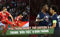 PSG thắng nghẹt thở Bayern 5-4 trong ‘bữa tiệc’ 9 bàn tại bán kết Champions League