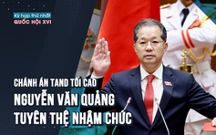 [VIDEO] Chánh án TAND tối cao Nguyễn Văn Quảng tuyên thệ và phát biểu nhậm chức