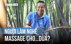 Chàng trai dùng búa 'massage' dừa nước lấy mật, thu tiền triệu mỗi ngày