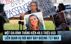 Gia đình nạn nhân thắng kiện 49,5 triệu USD trong vụ rơi máy bay Boeing 737 MAX