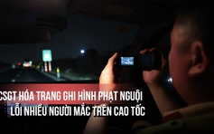 CSGT hóa trang ghi hình phạt nguội lỗi nhiều người mắc trên cao tốc