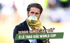 Sergio Ramos gây sốt ở lễ trao cúp World Cup 2026: Nụ hôn dành cho chiếc cúp vàng sau 16 năm