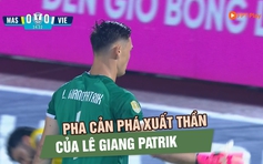 Pha cản phá xuất thần của Lê Giang Patrik lọt tốp ấn tượng nhất bán kết ASEAN Cup 2026